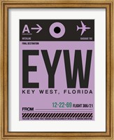 EYW Key West Luggage Tag I Fine Art Print