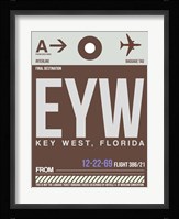 EYW Key West Luggage Tag II Fine Art Print