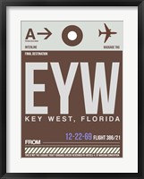 EYW Key West Luggage Tag II Fine Art Print