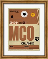 MCO Orlando Luggage Tag I Fine Art Print
