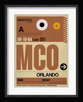 MCO Orlando Luggage Tag I Fine Art Print