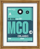 MCO Orlando Luggage Tag II Fine Art Print