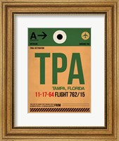 TPA Tampa Luggage Tag I Fine Art Print