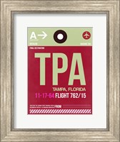 TPA Tampa Luggage Tag II Fine Art Print