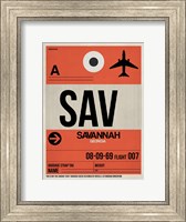 SAV Savannah Luggage Tag I Fine Art Print
