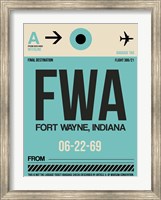 FWA Fort Wayne Luggage Tag I Fine Art Print