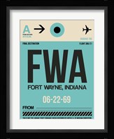 FWA Fort Wayne Luggage Tag I Fine Art Print