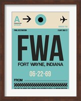FWA Fort Wayne Luggage Tag I Fine Art Print