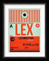 LEX Lexington Luggage Tag I Fine Art Print
