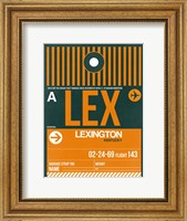 LEX Lexington Luggage Tag II Fine Art Print