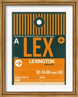 LEX Lexington Luggage Tag II Fine Art Print