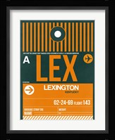 LEX Lexington Luggage Tag II Fine Art Print