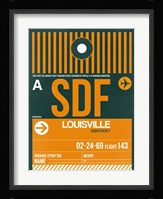 SDF Louisville Luggage Tag I Fine Art Print