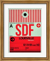 SDF Louisville Luggage Tag II Fine Art Print