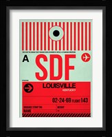 SDF Louisville Luggage Tag II Fine Art Print