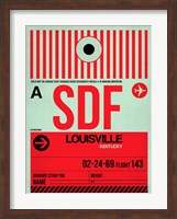 SDF Louisville Luggage Tag II Fine Art Print