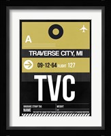 TVC Traverse City Luggage Tag II Fine Art Print