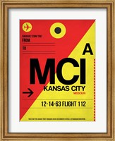 MCI Kansas City Luggage tag I Fine Art Print