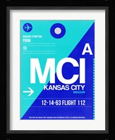 MCI Kansas City Luggage tag I Fine Art Print