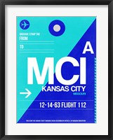 MCI Kansas City Luggage tag I Fine Art Print