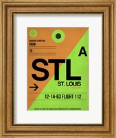STL St. Louis Luggage Tag I Fine Art Print