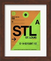 STL St. Louis Luggage Tag I Fine Art Print