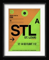 STL St. Louis Luggage Tag I Fine Art Print