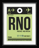 RNO Reno Luggage Tag I Fine Art Print