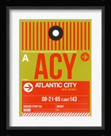 ACY Atlantic City Luggage Tag I Fine Art Print
