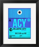 ACY Atlantic City Luggage Tag I Fine Art Print