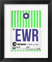 EWR Newark Luggage Tag I Fine Art Print