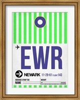 EWR Newark Luggage Tag I Fine Art Print