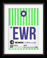 EWR Newark Luggage Tag I Fine Art Print