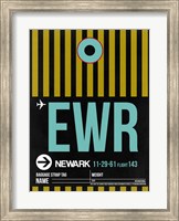 EWR Newark Luggage Tag II Fine Art Print