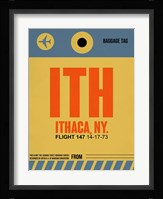 ITH Ithaca Luggage Tag I Fine Art Print