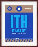 ITH Ithaca Luggage Tag II Fine Art Print