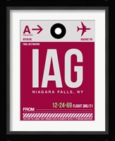 IAG Niagara Falls Luggage Tag I Fine Art Print