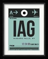 IAG Niagara Falls Luggage Tag II Fine Art Print