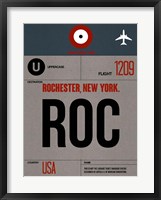 ROC Rochester Luggage Tag I Fine Art Print
