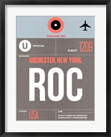 ROC Rochester Luggage Tag II Fine Art Print
