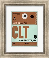 CLT Charlotte Luggage Tag I Fine Art Print