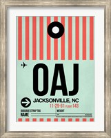 OAJ Jacksonville Luggage Tag I Fine Art Print