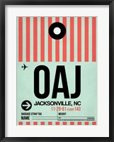 OAJ Jacksonville Luggage Tag I Fine Art Print
