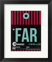 FAR Fargo Luggage Tag I Fine Art Print