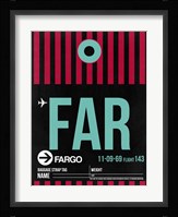 FAR Fargo Luggage Tag I Fine Art Print