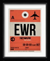 EWR Newark Luggage Tag I Fine Art Print