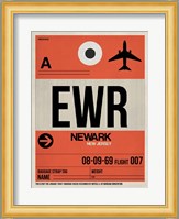 EWR Newark Luggage Tag I Fine Art Print