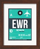 EWR Newark Luggage Tag II Fine Art Print
