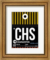 CHS Charleston Luggage Tag I Fine Art Print