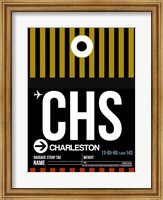 CHS Charleston Luggage Tag I Fine Art Print